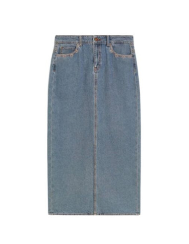PBBORAFO GONNA LUNGA IN JEANS TUBINO CON RICAMI...