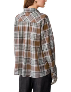PBIVOLONTA CAMICIA QUADRI NOCCIOLA 2