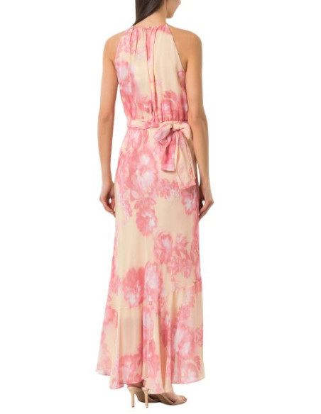 MLLFIERO ABITO ELEGANTE FANTASIA FLOREALE ROSA