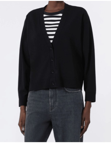 WKDBOARIO CARDIGAN IN MAGLIA RASATA