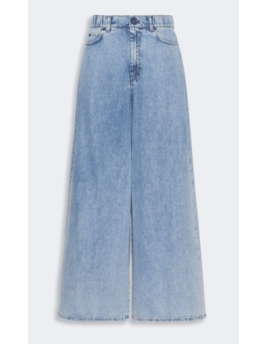 WKDZATTERA PANTALONE IN DENIM LARGO CON ELASTICO