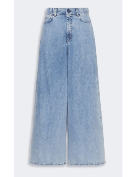 WKDZATTERA PANTALONE IN DENIM LARGO CON ELASTICO