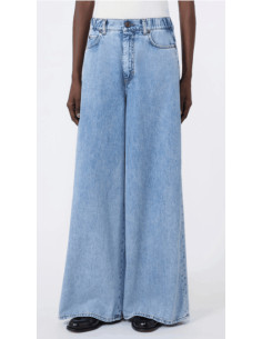 WKDZATTERA PANTALONE IN DENIM LARGO CON ELASTICO 2