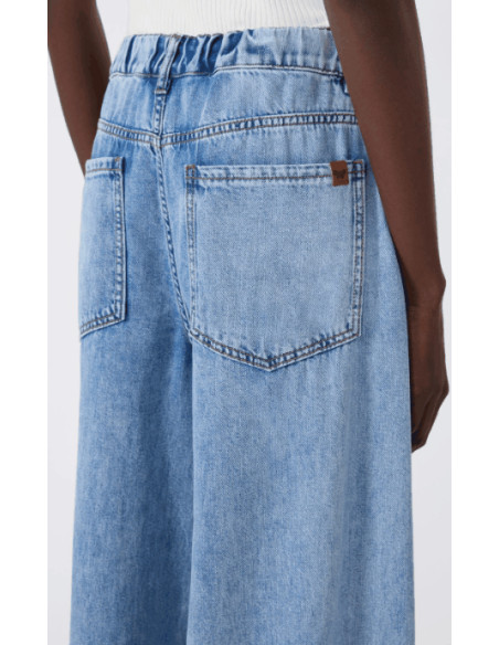 WKDZATTERA PANTALONE IN DENIM LARGO CON ELASTICO