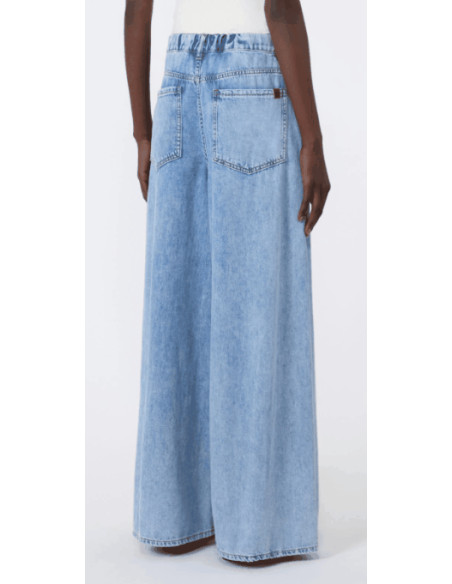 WKDZATTERA PANTALONE IN DENIM LARGO CON ELASTICO