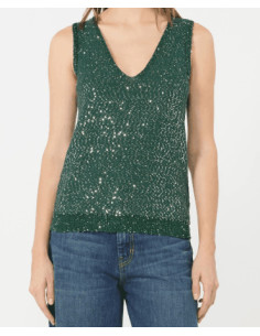 WKDMILORD GILET UN MAGLIA CON PAILLETTES 2