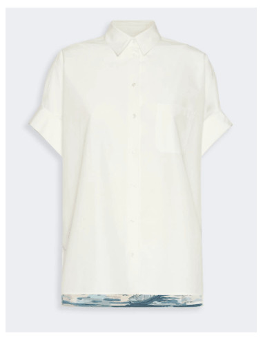 WKDTUONO CAMICIA BIANCA DAVANTI DIETRO ST.SETA
