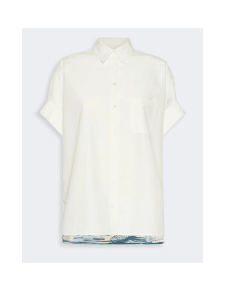 WKDTUONO CAMICIA BIANCA DAVANTI DIETRO ST.SETA