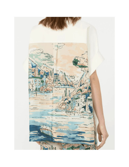 WKDTUONO CAMICIA BIANCA DAVANTI DIETRO ST.SETA