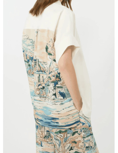 WKDTUONO CAMICIA BIANCA DAVANTI DIETRO ST.SETA