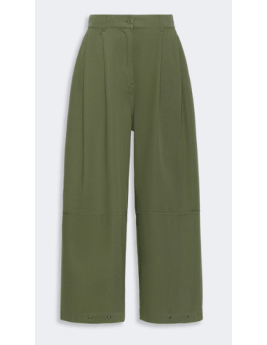 WKDBACCA PANTALONE BARREL IN BULL DI COTONE