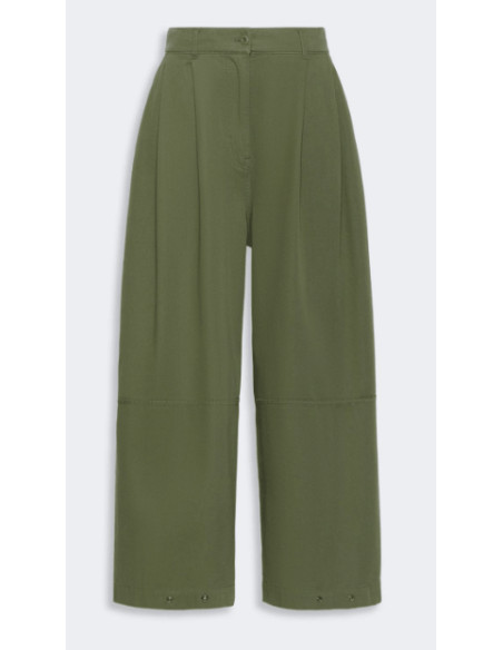 WKDBACCA PANTALONE BARREL IN BULL DI COTONE