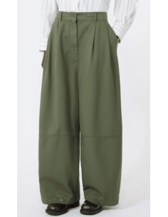 WKDBACCA PANTALONE BARREL IN BULL DI COTONE 2