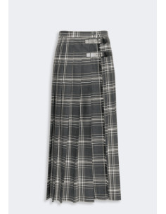 WKDPRISMA GONNA LUNGA A QUADRI KILT