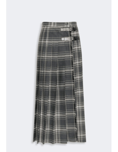 WKDPRISMA GONNA LUNGA A QUADRI KILT