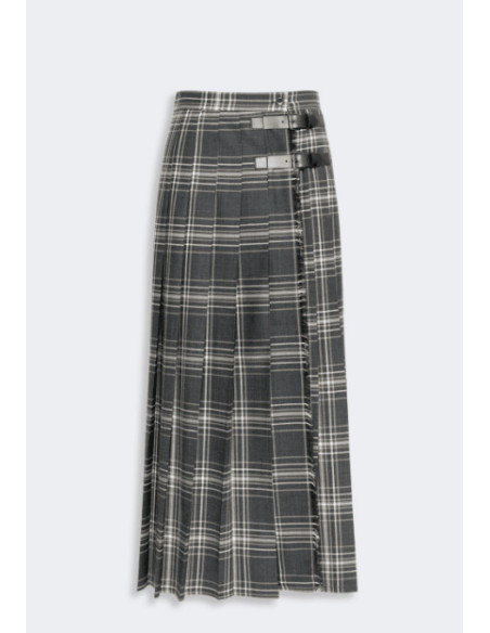 WKDPRISMA GONNA LUNGA A QUADRI KILT