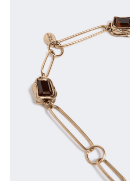 WKARONCHI COLLANA A CATENA CON PIETRE