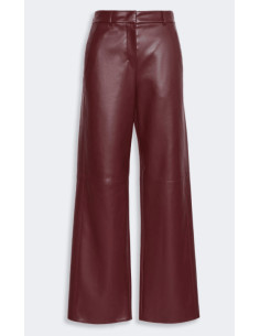 SMMSOSPIRO PANTALONE IN ECOPELLE