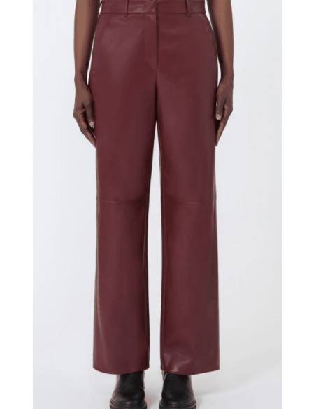 SMMSOSPIRO PANTALONE IN ECOPELLE
