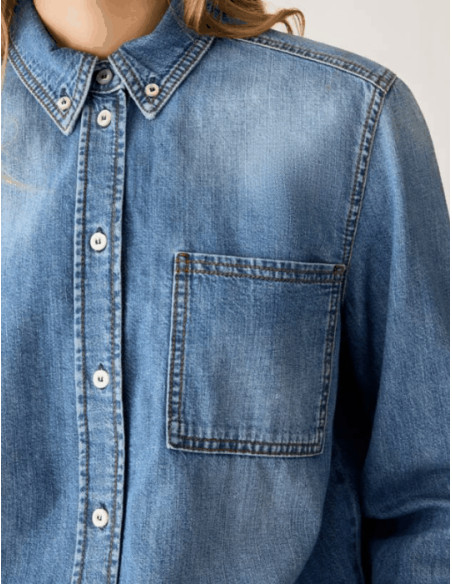 PBBOMBRINA CAMICIA IN DENIM