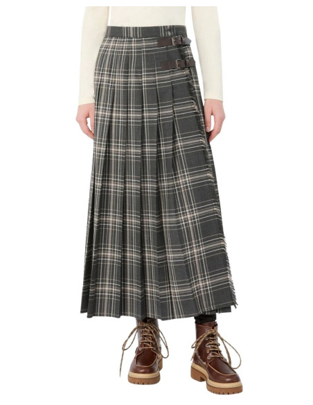 WKDPRISMA GONNA LUNGA A QUADRI KILT