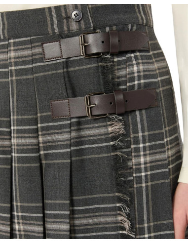 WKDPRISMA GONNA LUNGA A QUADRI KILT