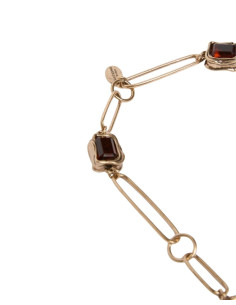 WKARONCHI COLLANA A CATENA CON PIETRE 2
