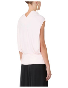 SPXLACUNA TOP IN JERSEY CON DRAPPEGGIO 2