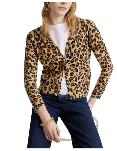 MLSMARMO CARDIGAN CON BOTTONI DORATI