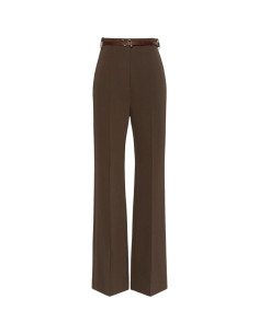 SPXVOLONTA PANTALONE IN JERSEY CON CINTURA
