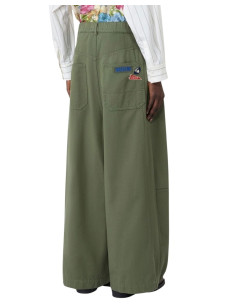 WKDBACCA PANTALONE BARREL IN BULL DI COTONE 2