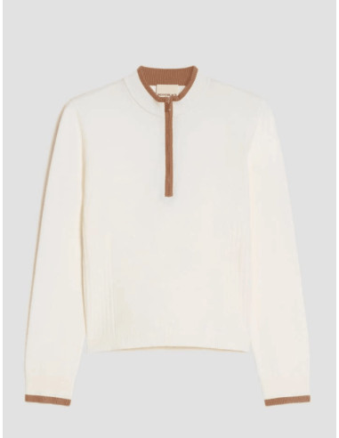 PBJRICETTA MAGLIA CON ZIP AL COLLO