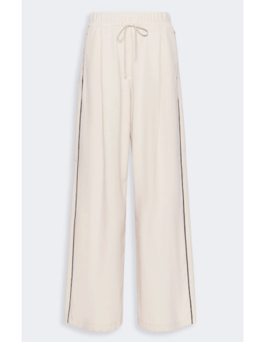 WKDGODEZIA PANTALONE IN JERSEY CON PROFILO NERO
