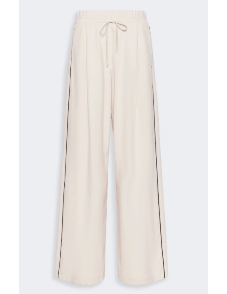 WKDGODEZIA PANTALONE IN JERSEY CON PROFILO NERO