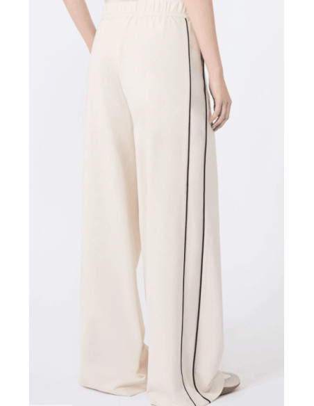 WKDGODEZIA PANTALONE IN JERSEY CON PROFILO NERO