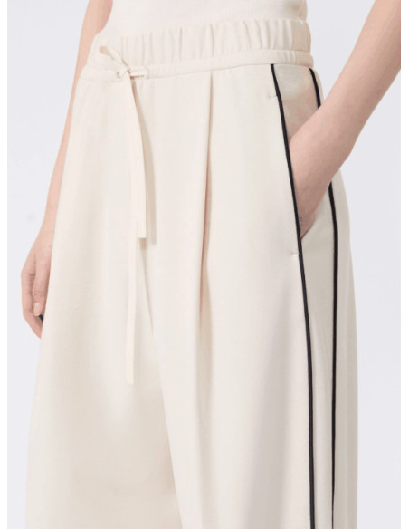 WKDGODEZIA PANTALONE IN JERSEY CON PROFILO NERO