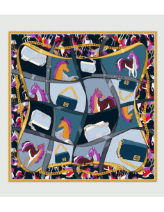 MLASANDALO FOULARD FANTASIA SETA