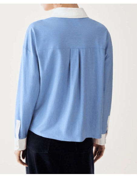 PBJACUME CAMICIA IN JERSEY COLLETTO COTONE
