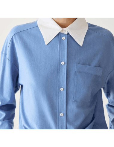 PBJACUME CAMICIA IN JERSEY COLLETTO COTONE