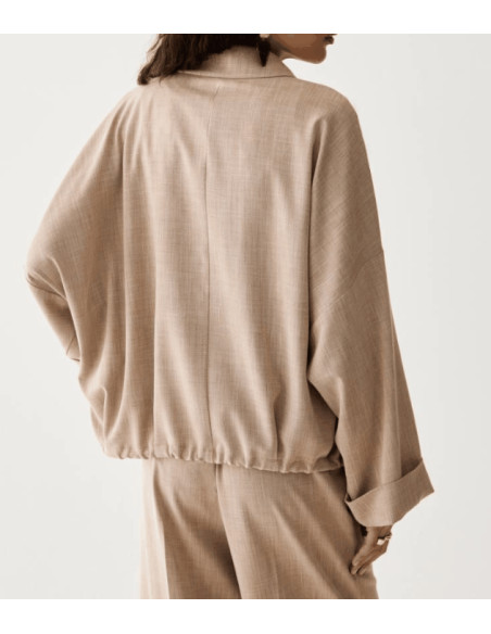 PBITRINE CAMICIA CON COULISSE SUL FONDO