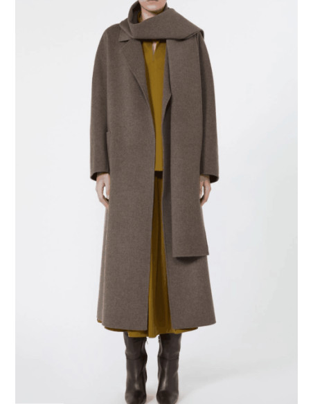 SMMPEONIE CAPPOTTO CON TASCHE A TOPPA MELANGE'