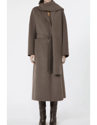 SMMPEONIE CAPPOTTO CON TASCHE A TOPPA MELANGE'