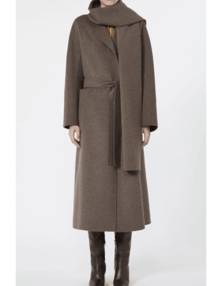 SMMPEONIE CAPPOTTO CON TASCHE A TOPPA MELANGE'