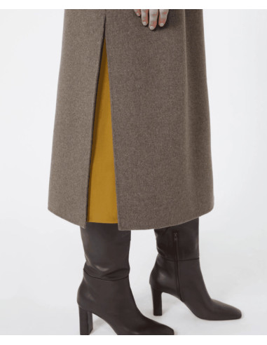 SMMPEONIE CAPPOTTO CON TASCHE A TOPPA MELANGE'