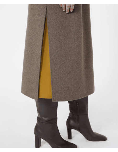 SMMPEONIE CAPPOTTO CON TASCHE A TOPPA MELANGE'