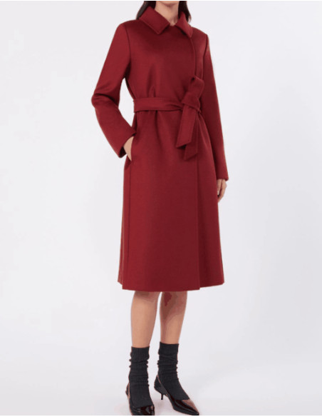 BCOLLAG CAPPOTTO LUNGO CINTURATO